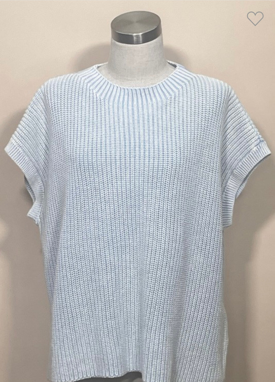 Textured Knit Pullover Top