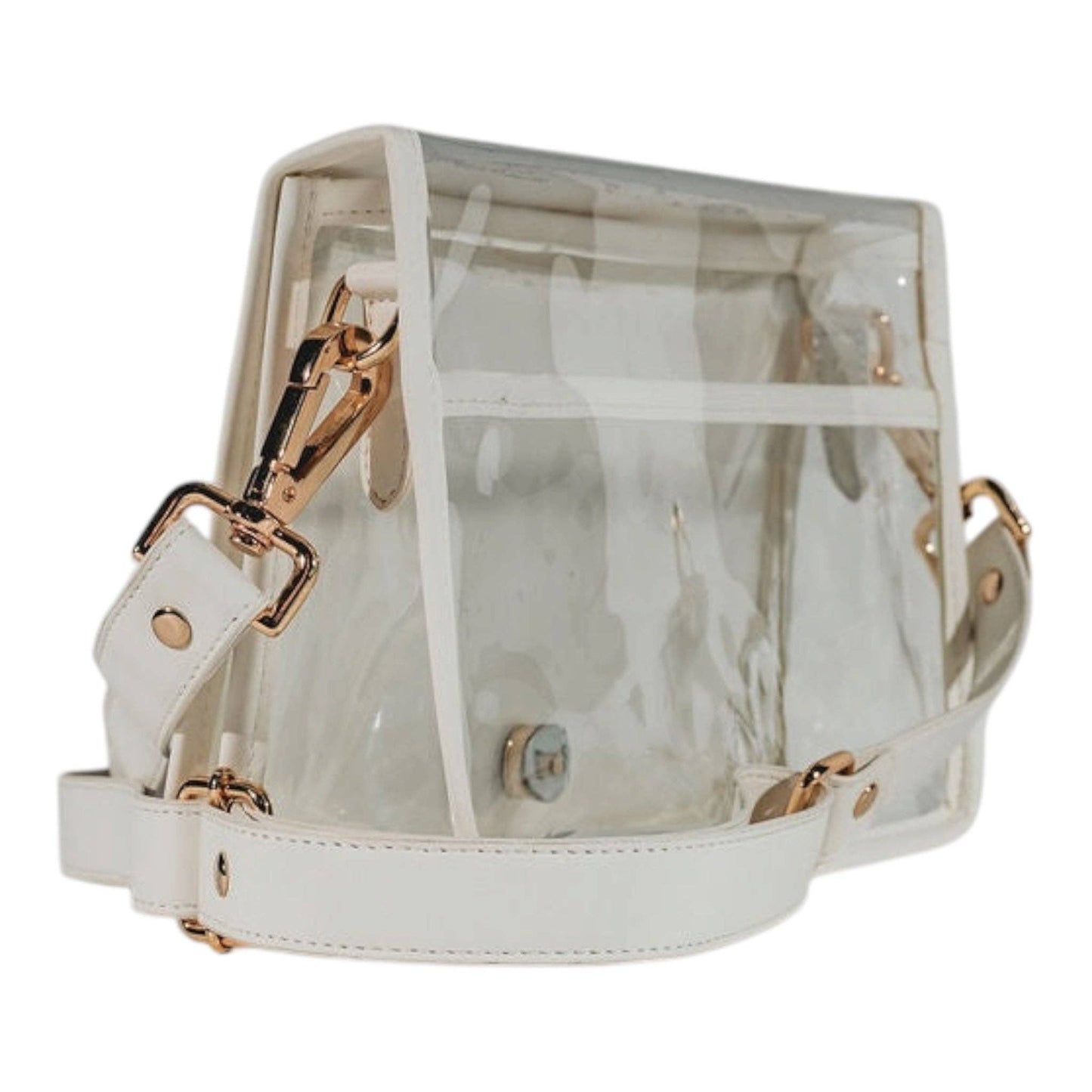Navy Buffalo Clear Stadium Bag with White Starburst