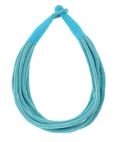 Multi strand rope necklace (Turquoise)