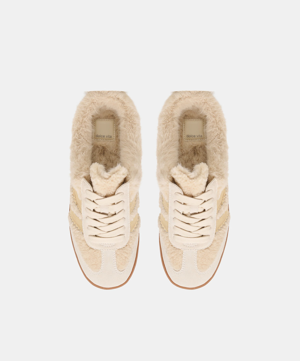 merit slide plush sneakers natural multi plush
