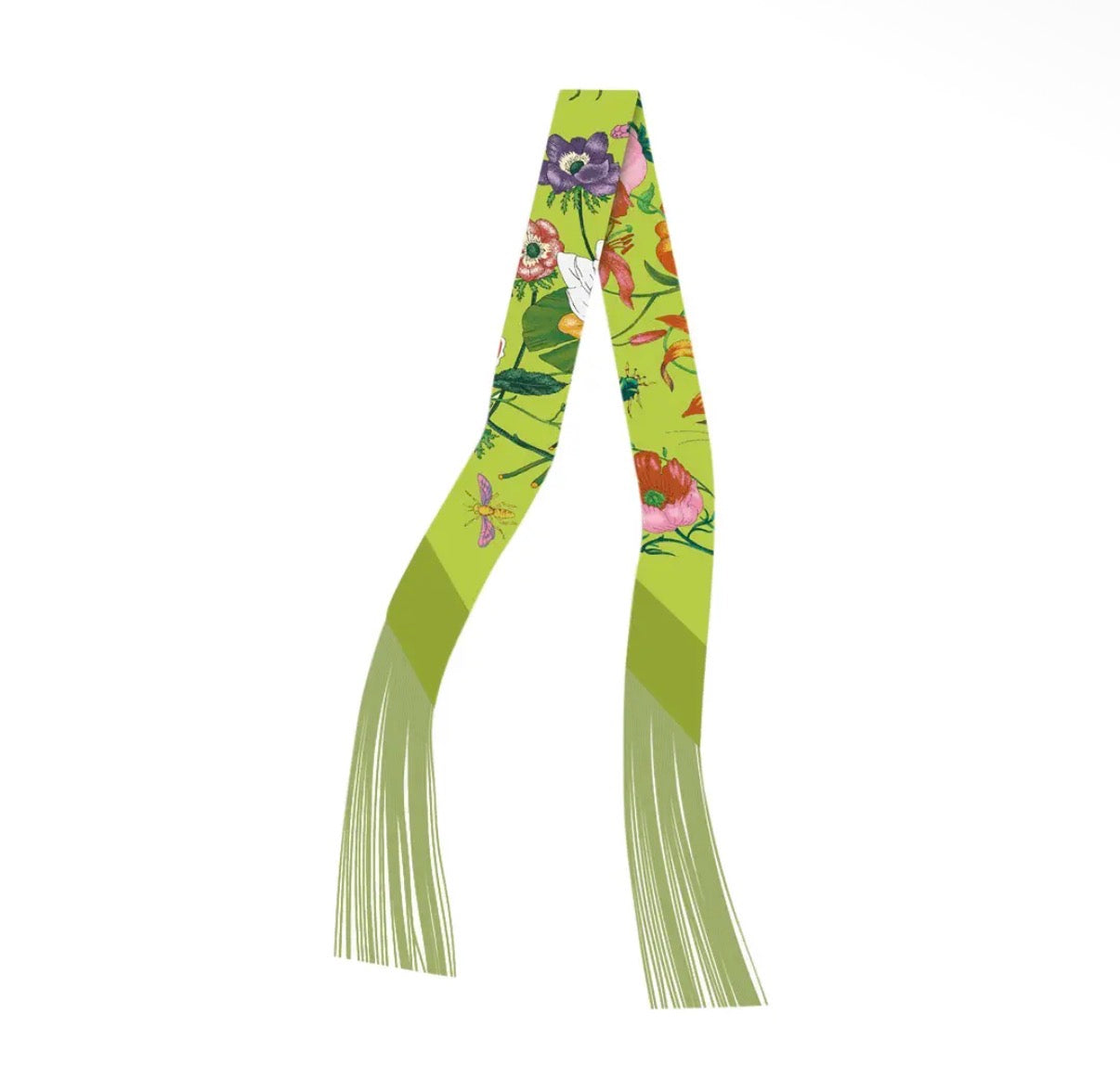 Frilly Satin Scarf