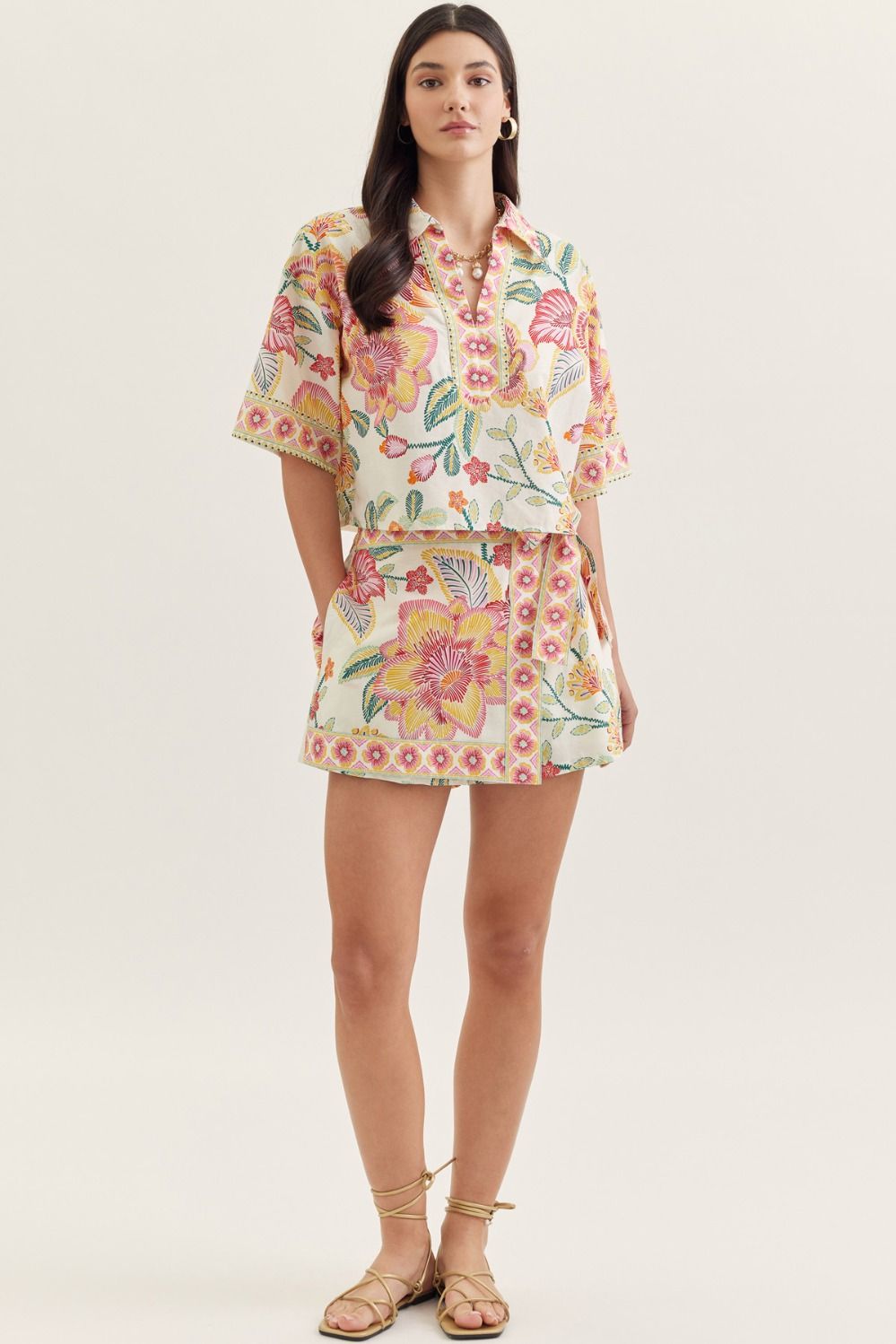 Botanical skort