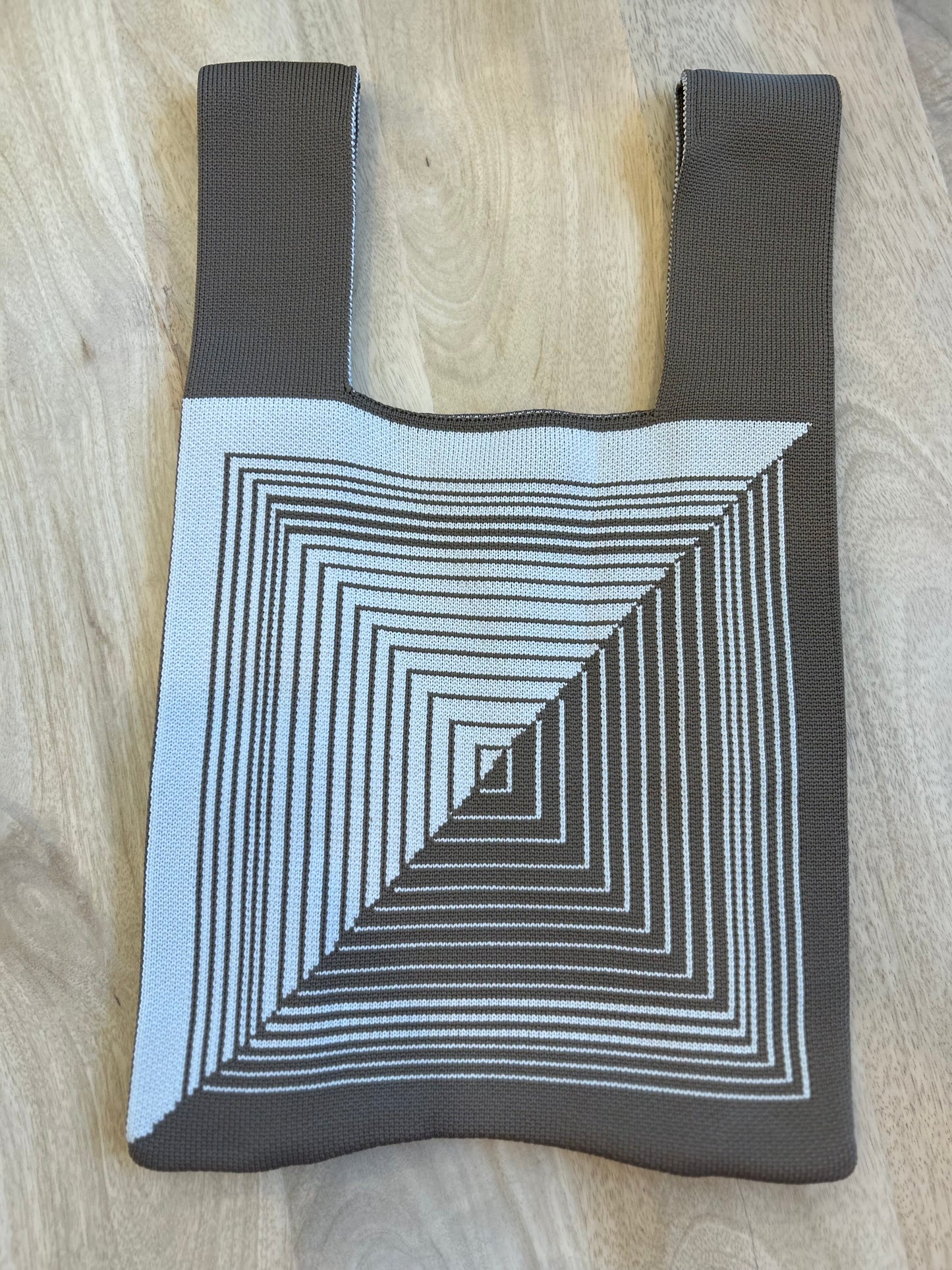 Labyrinth Beige Handbag