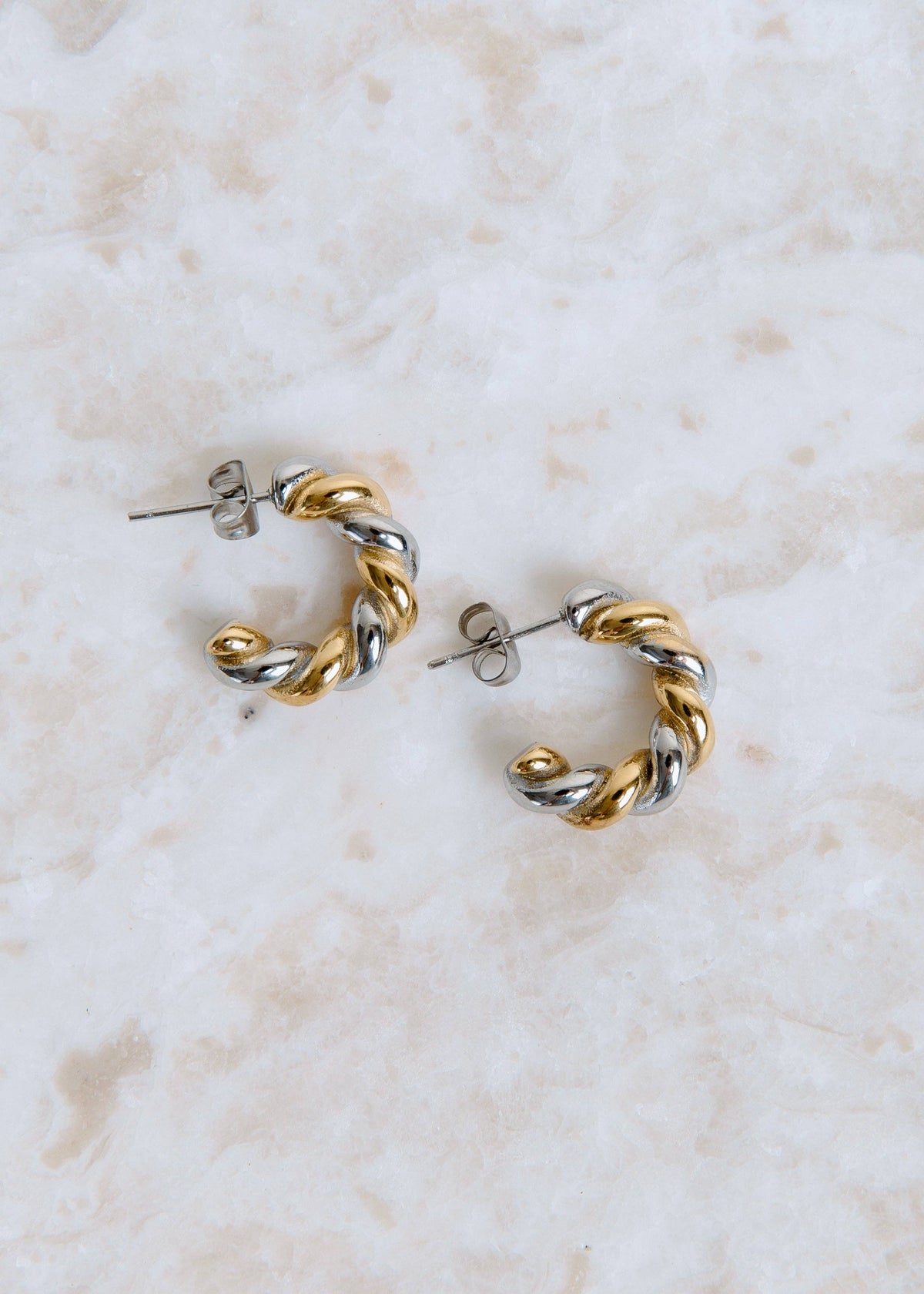 Taya Twisted Hoops