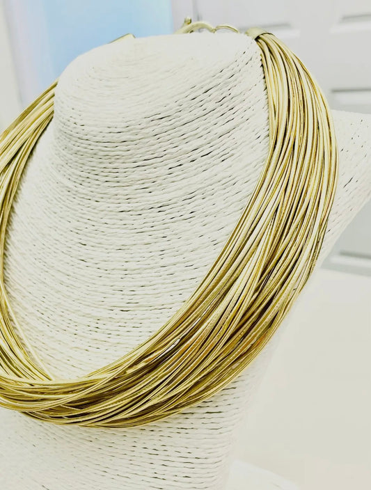 Leatherette Strand
(Gold)
