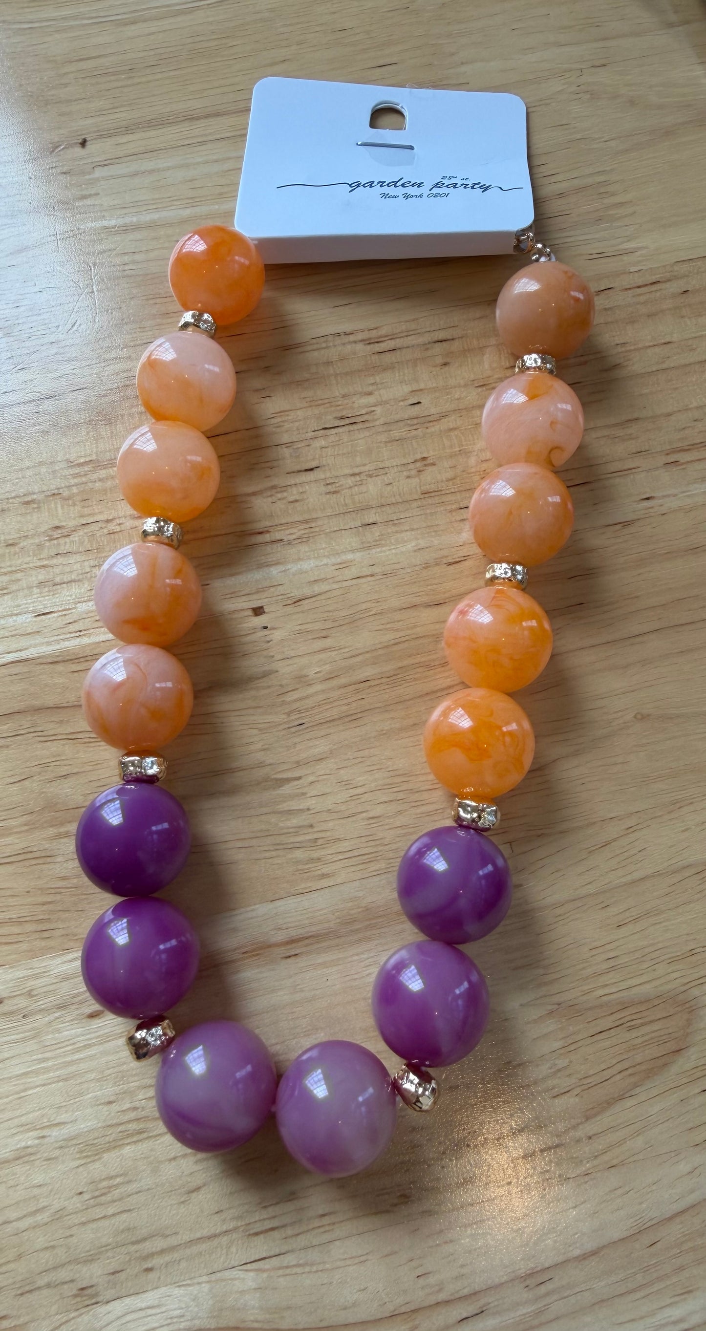 Ball beaded necklace