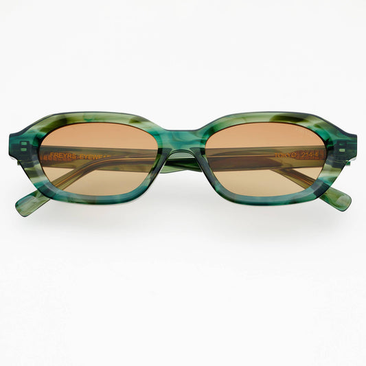 Tokyo Acetate Unisex Rectangular Sunglasses ~ Emerald