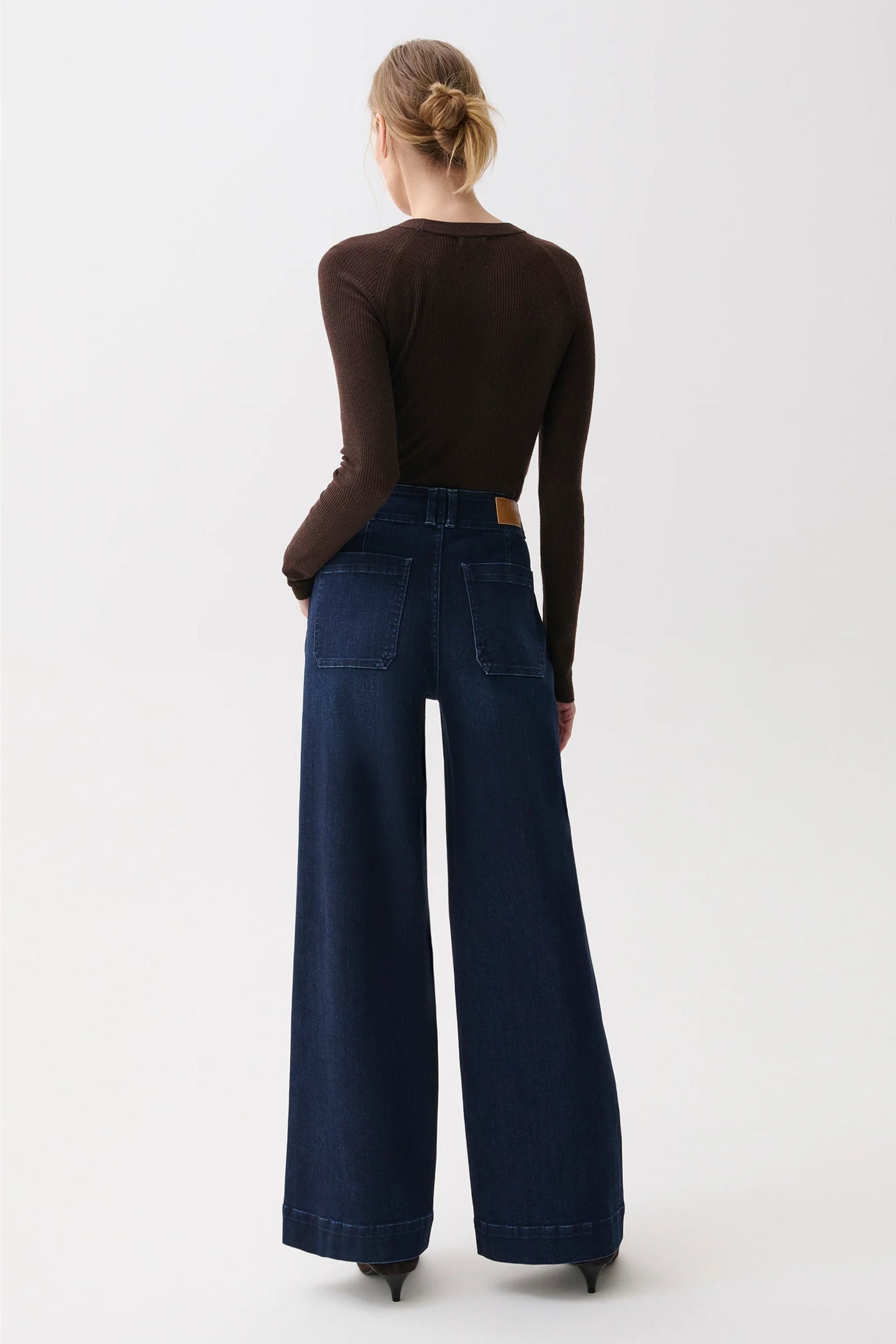 LANA HIGH RISE ULTRA WIDE LEG JEAN - STARSTRUCK
