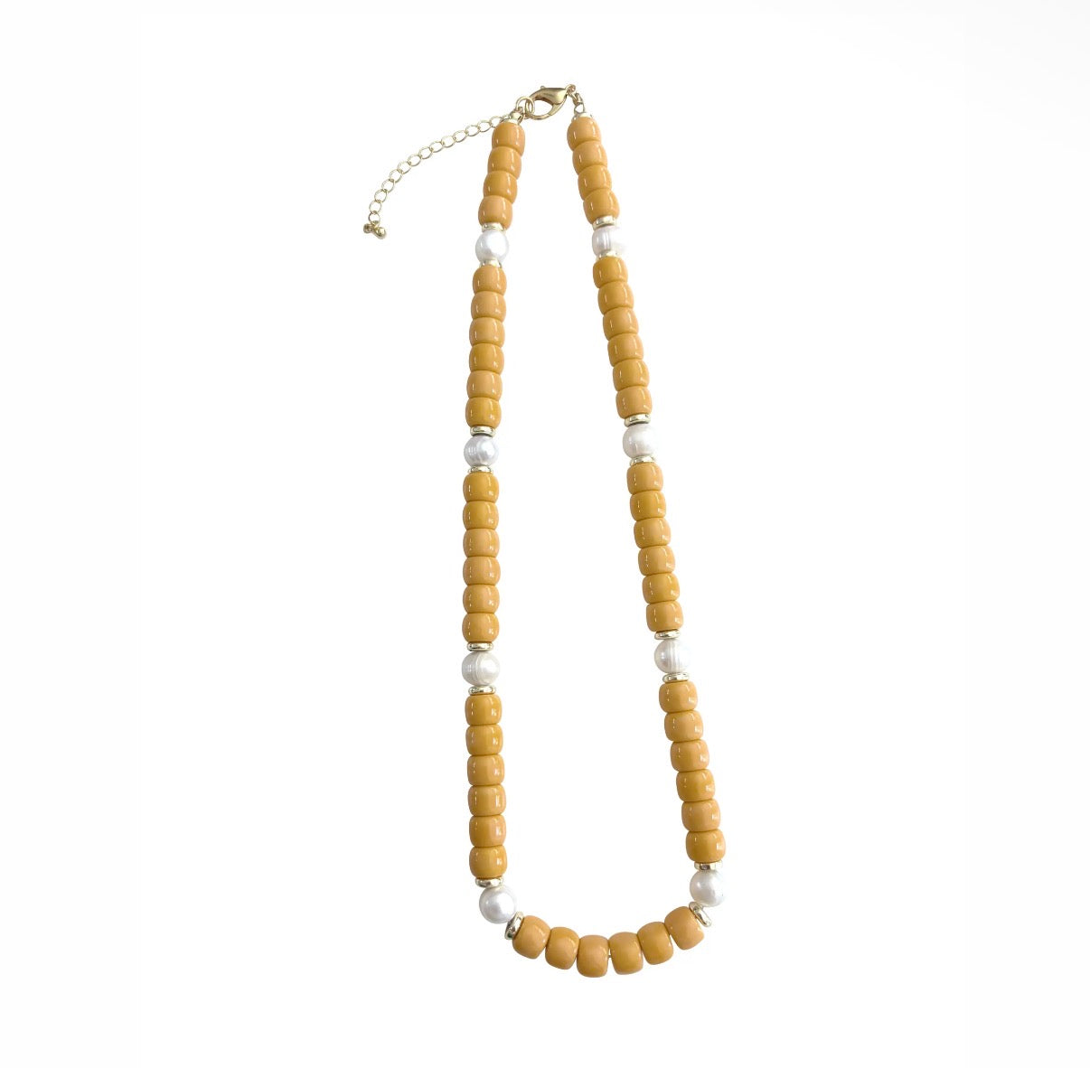 Victory Beaded Pearl Necklace-