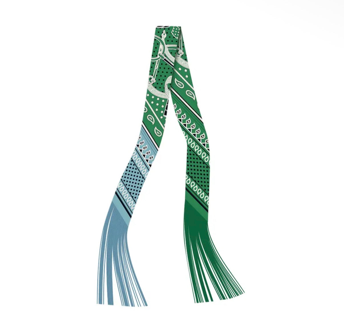 Frilly Satin Scarf