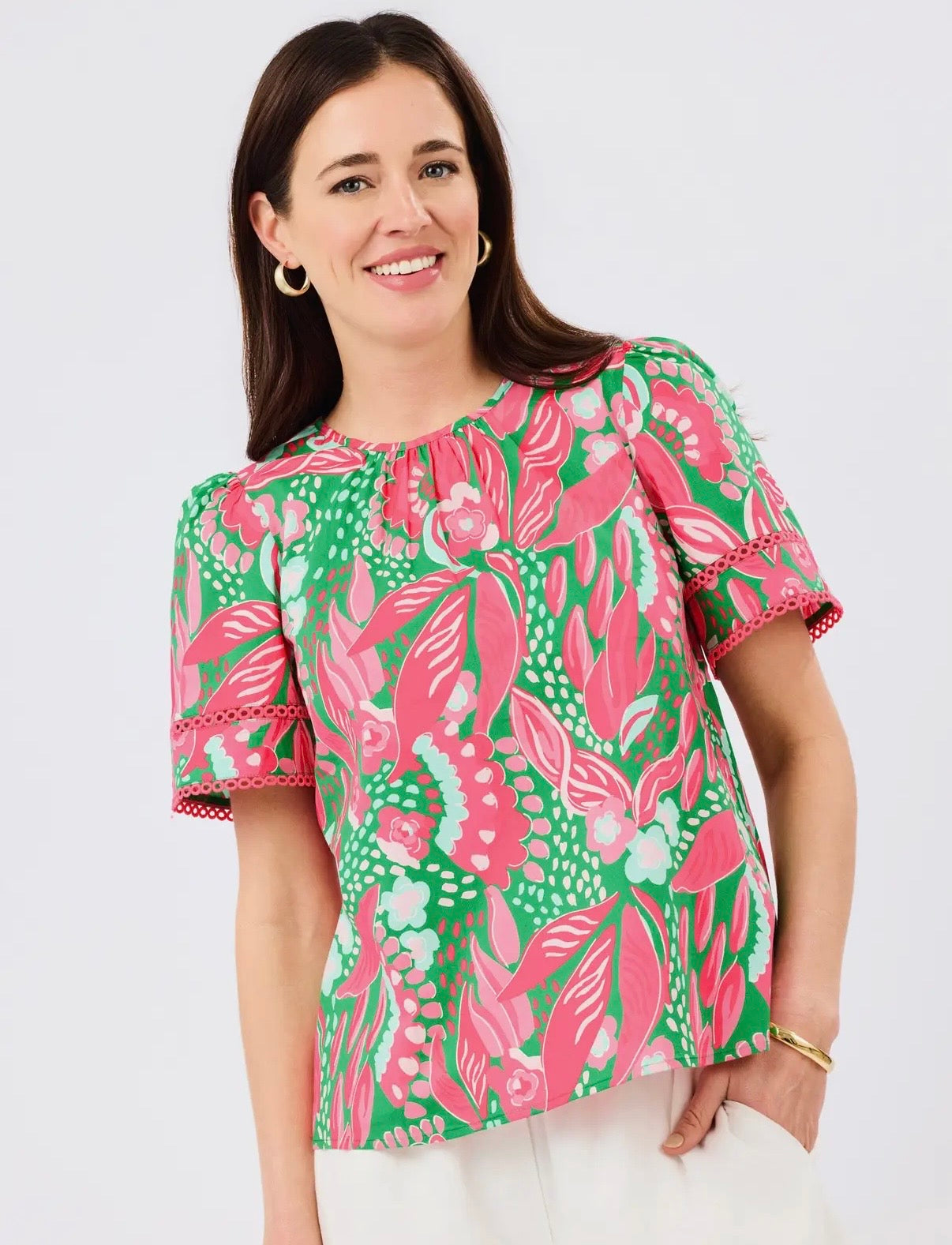 Tabby Top | Canopy Gleam Green