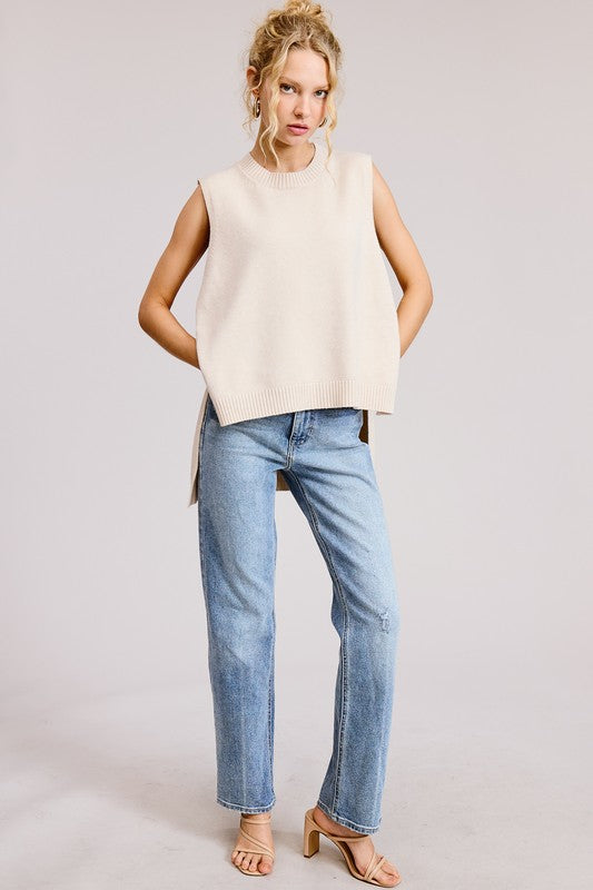 High Low Sleeveless Top