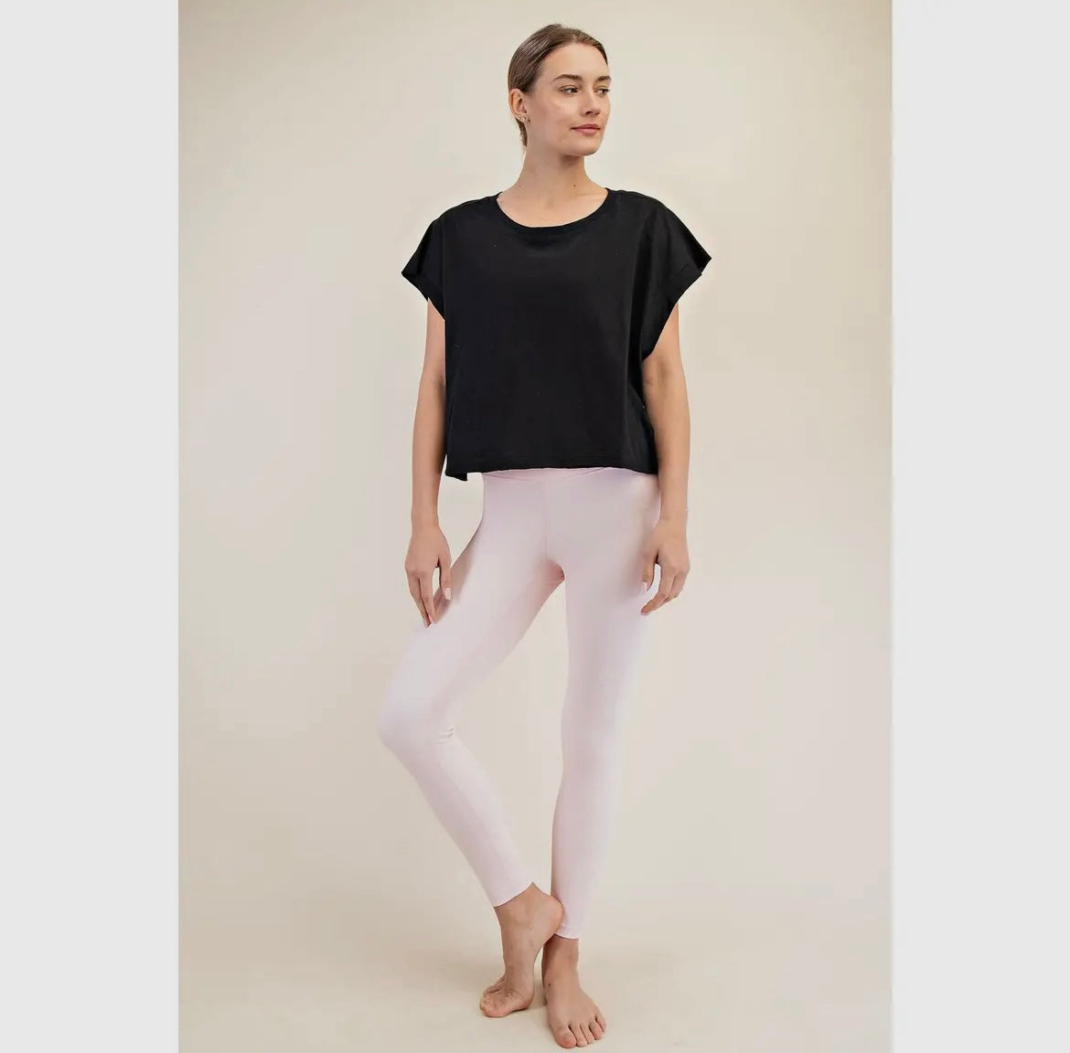 Cotton Slub Open Back Top (Three Colors!)