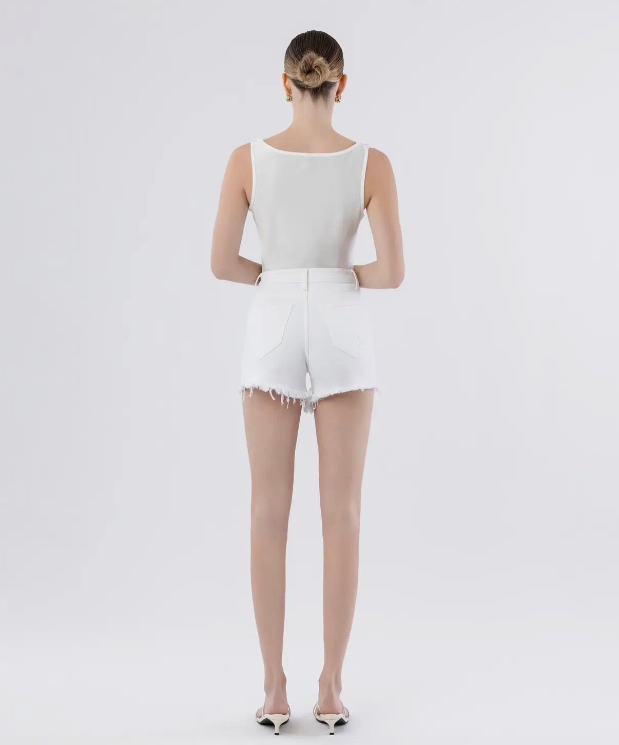 Tummy Control Super High Rise A
Line Shorts
