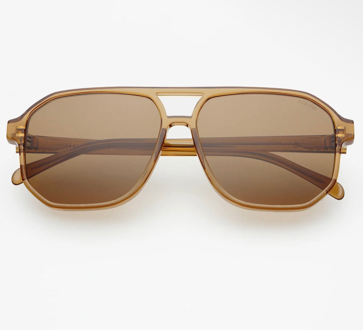 Billie Unisex Aviator Sunglasses ~ Brown