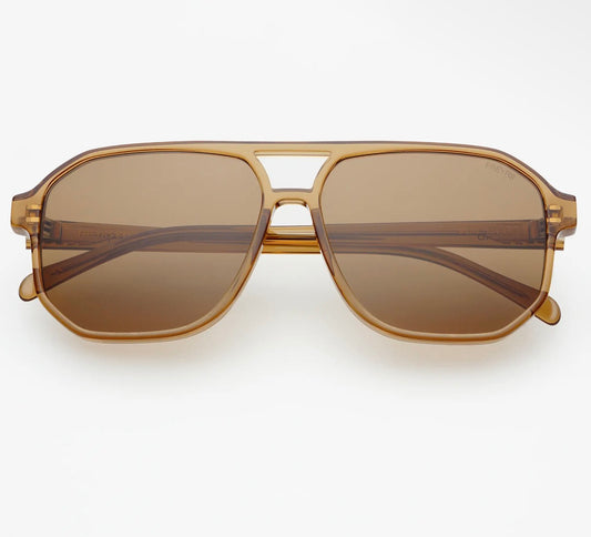 Billie Unisex Aviator Sunglasses ~ Brown