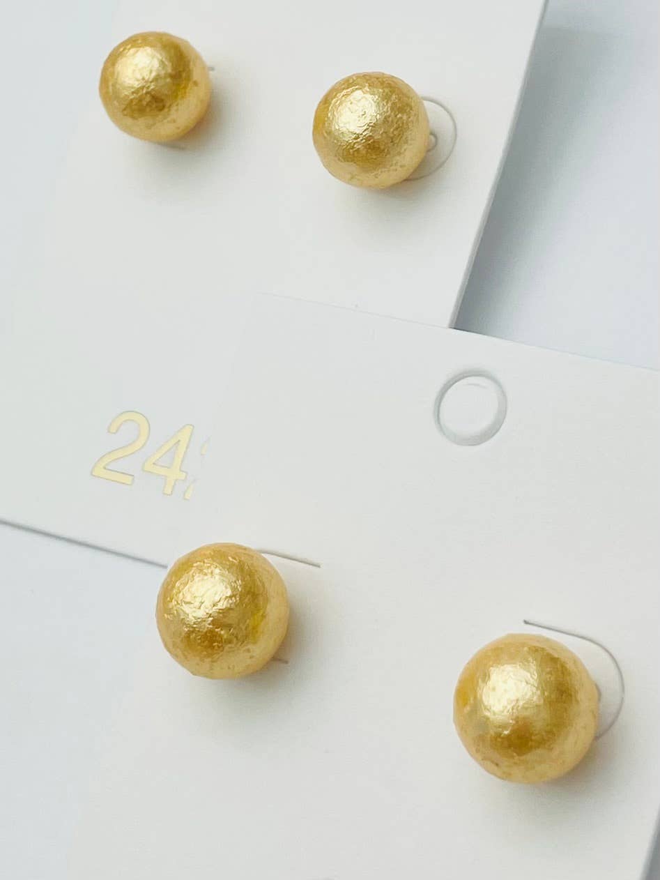 Mini Mache' Stud (gold)