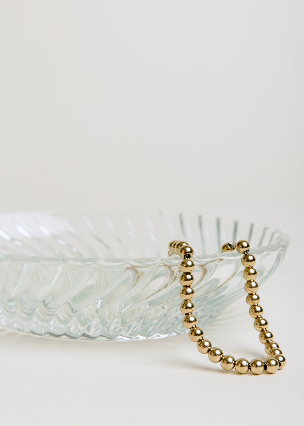 Beaded Bracelet Large - Gold