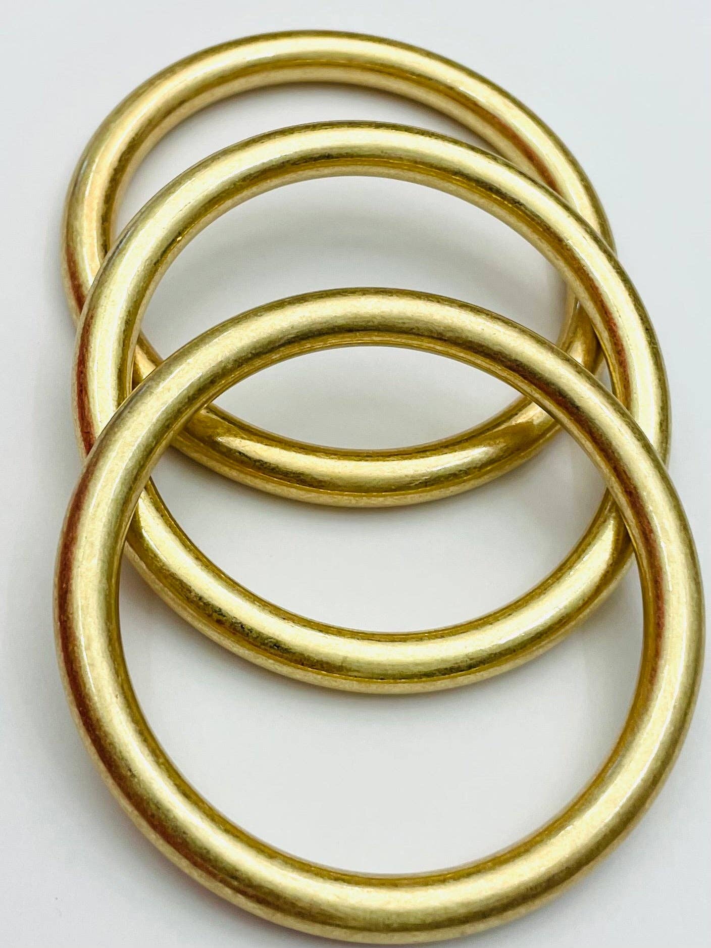 Bold Vintage Bangles (set of 3)(matte gold)