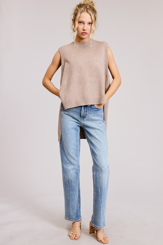 High Low Sleeveless Top