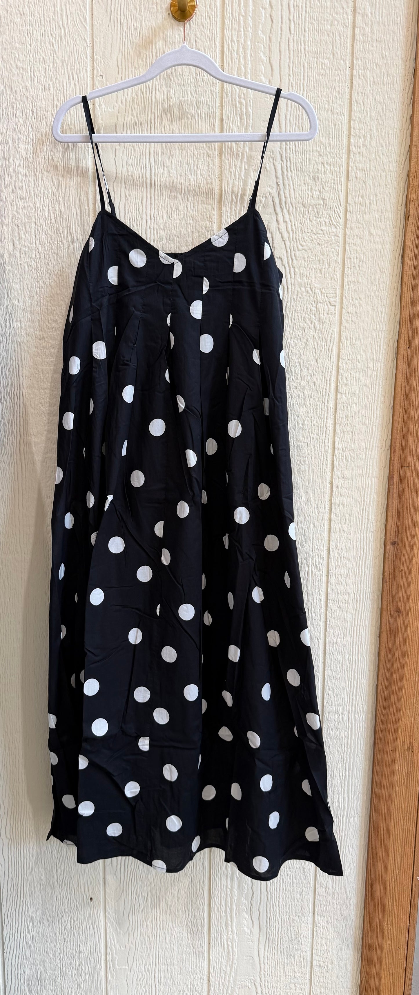 Thin Strap Polka Dot Dress