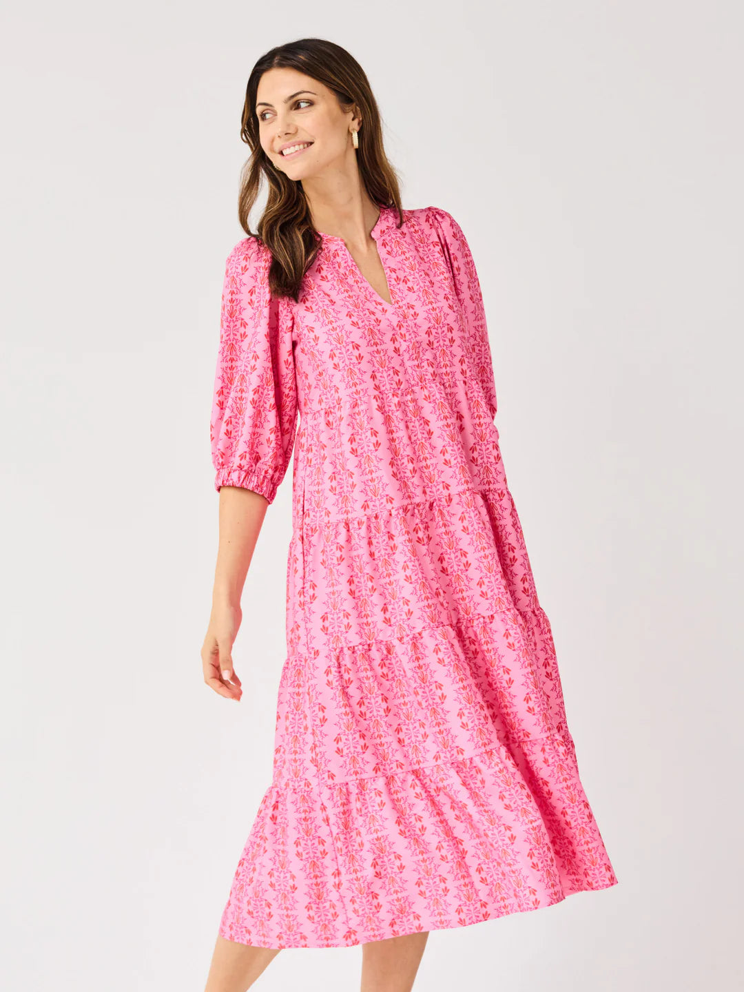 Cameron Dress | Heirloom Vine Pink