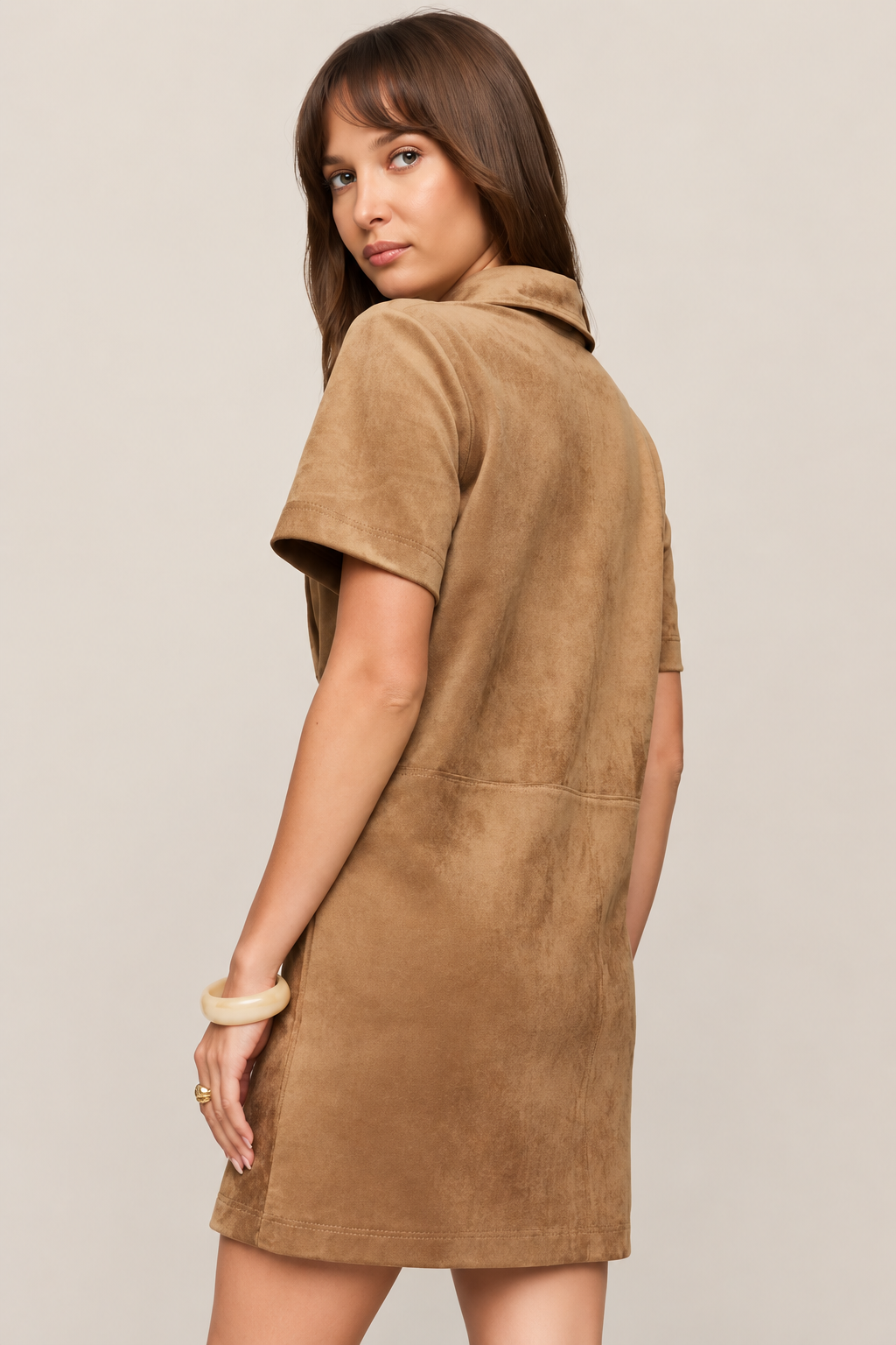 Leone Suede Mini Dress