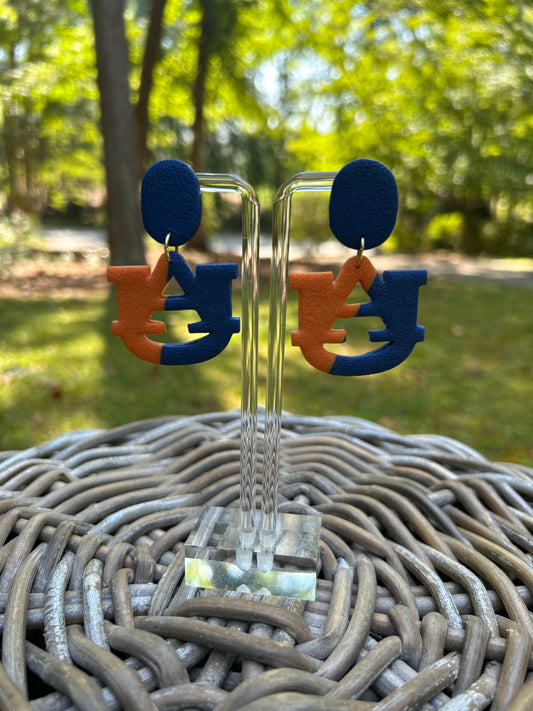 Color block Auburn earrings