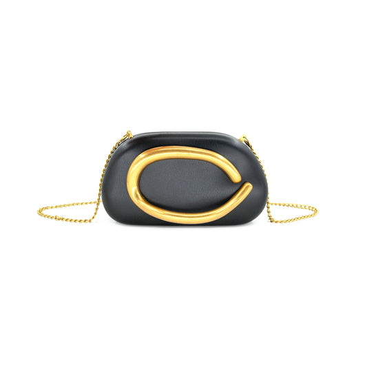 Gold accent clutch