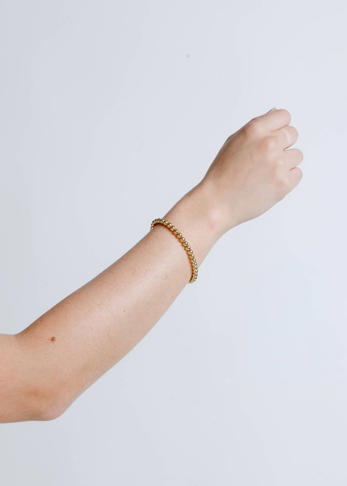 Beaded Bracelet Large - Gold