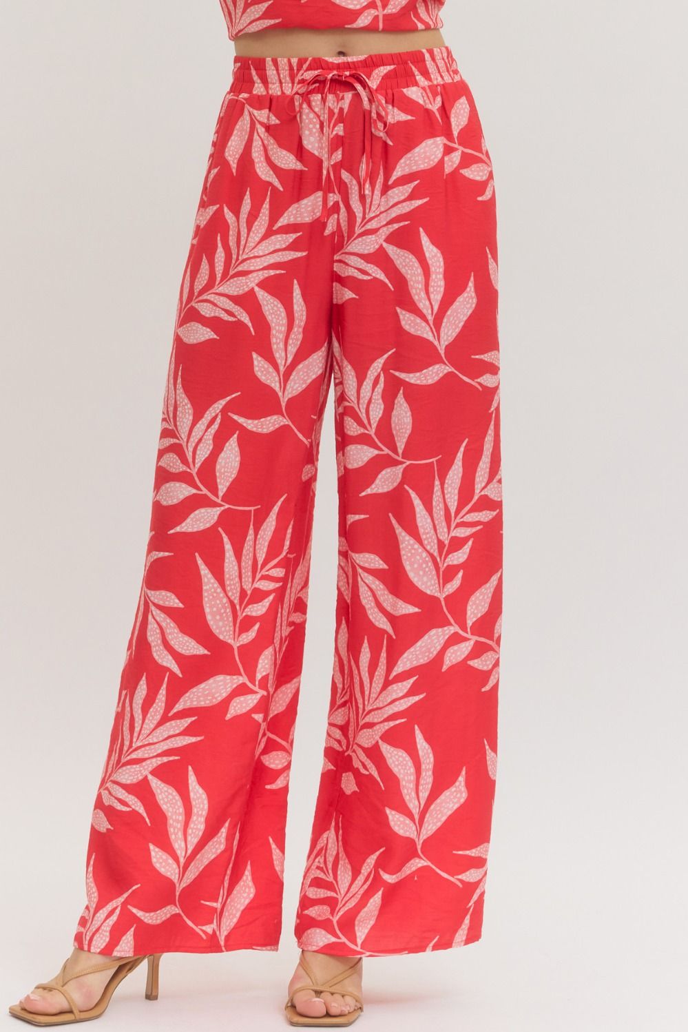 Botanical wide leg pants