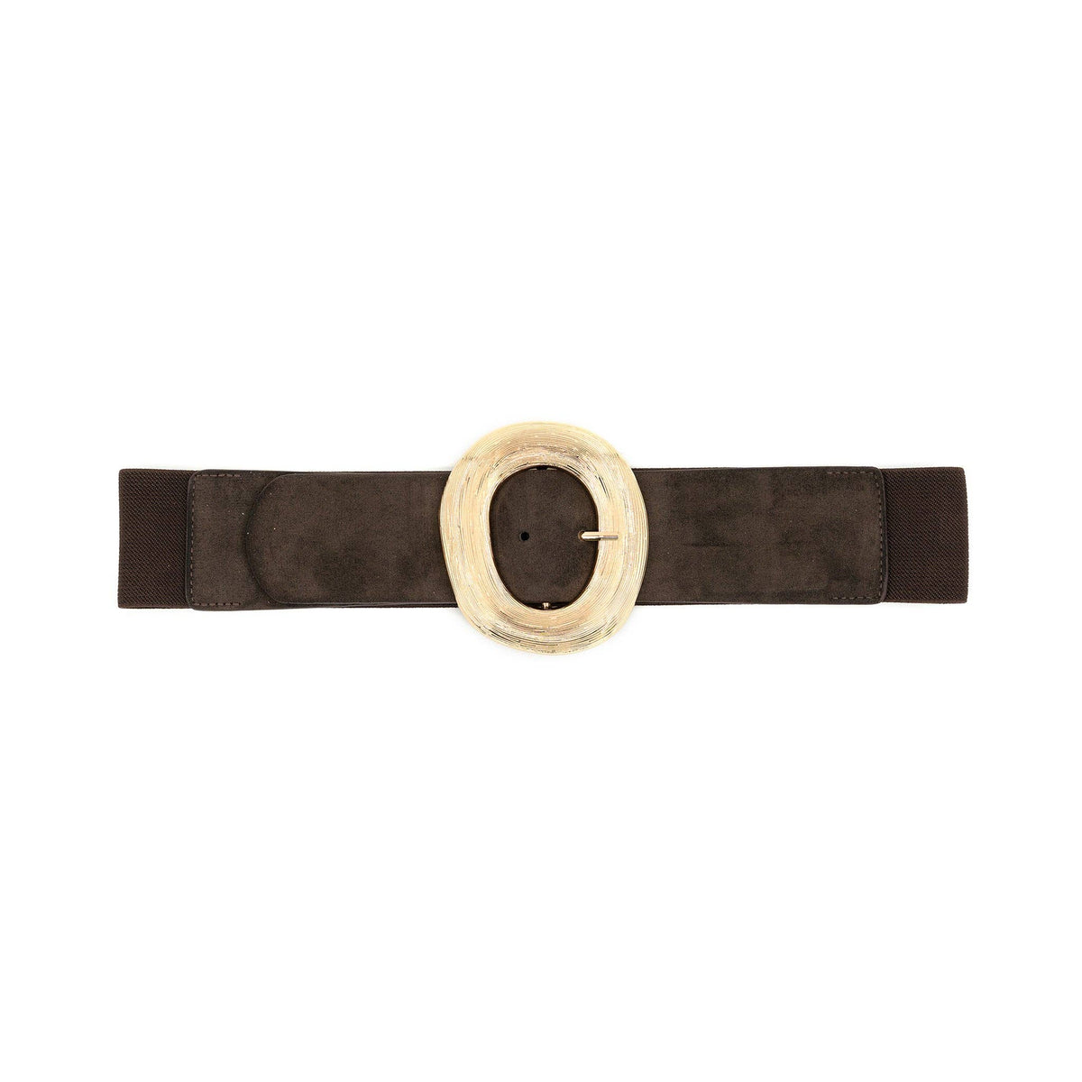 Faux suede belt