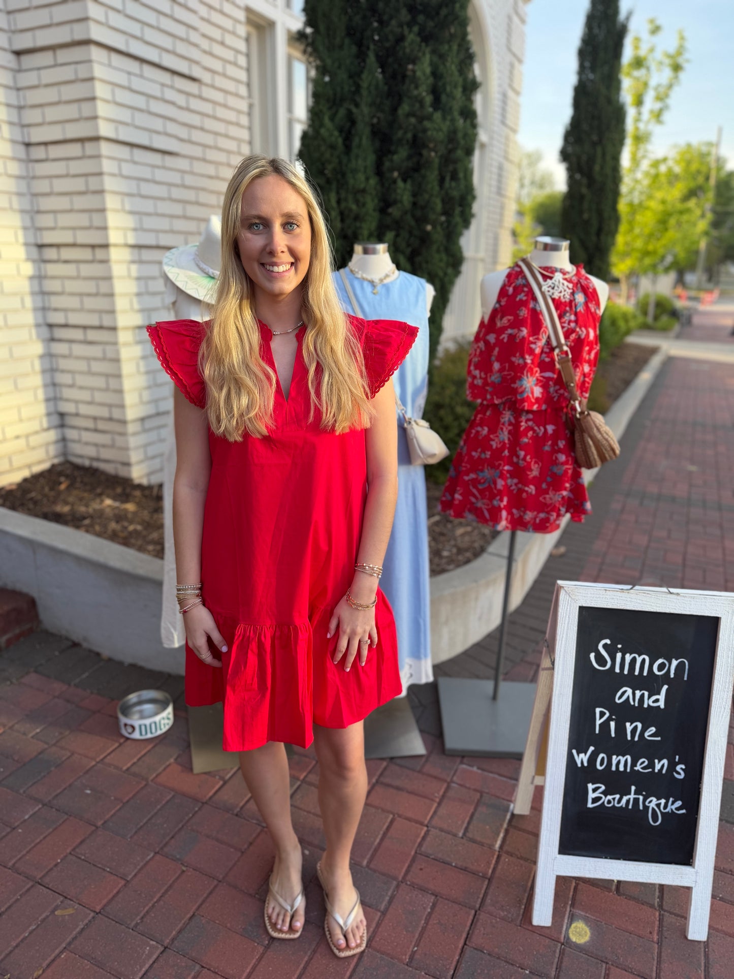 Sierra Dress Red
