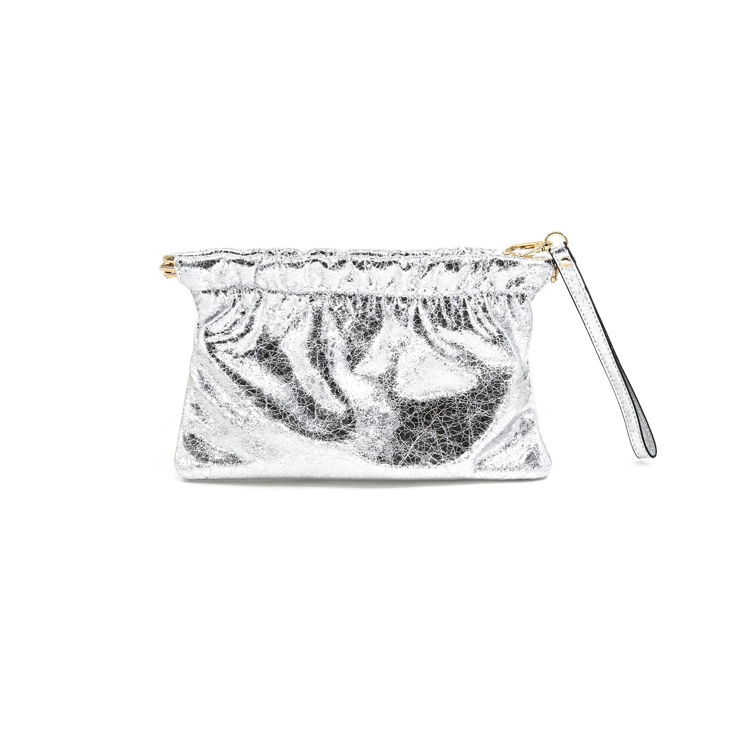 Clutch with wristlet