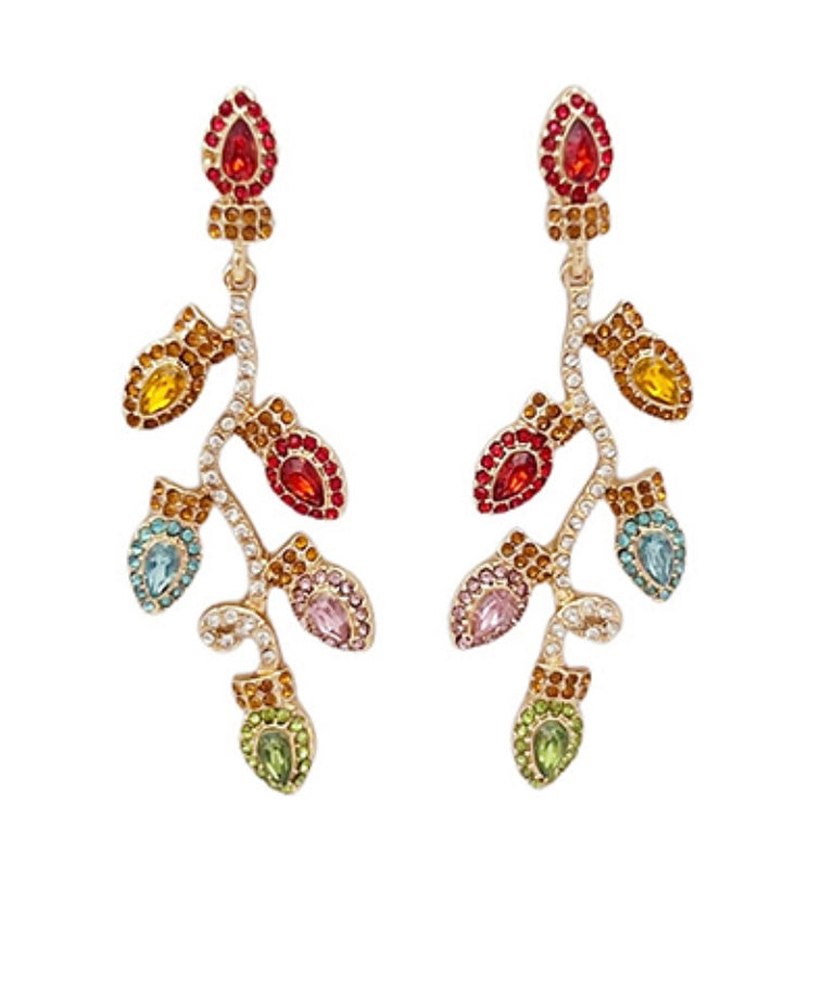 Christmas Lights Rhinestone
Earrings