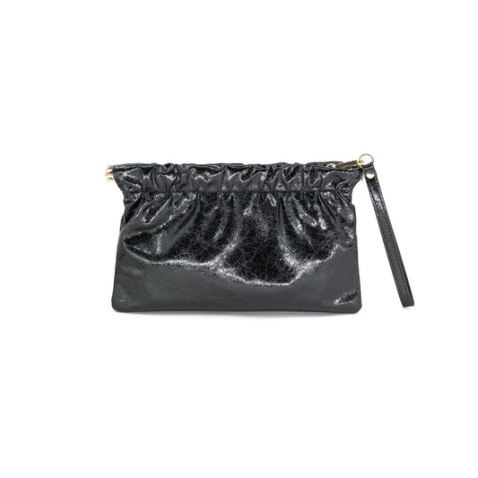 Clutch with wristlet