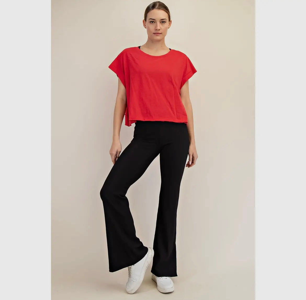 Cotton Slub Open Back Top (Three Colors!)