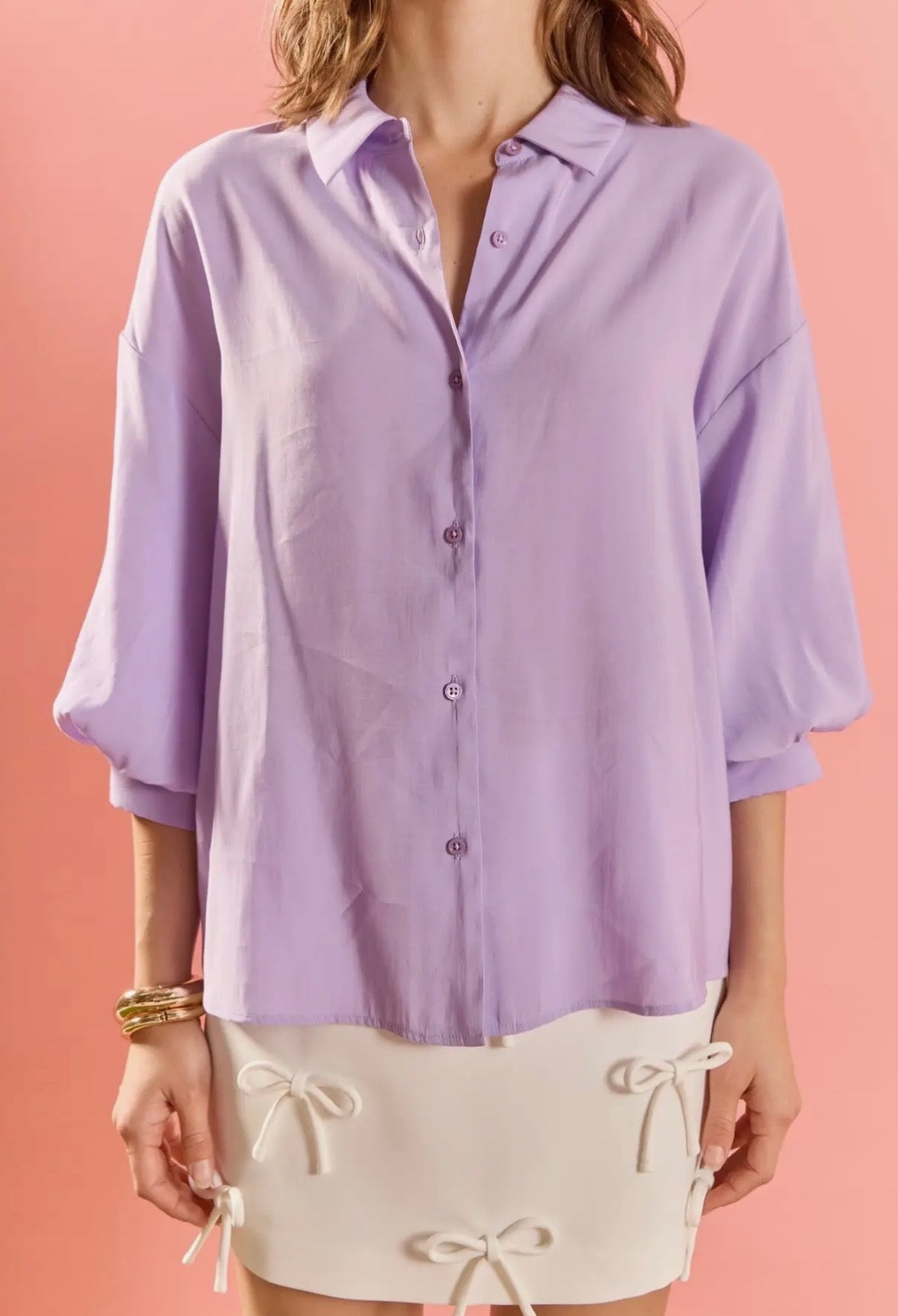 Balloon Sleeve Blouse