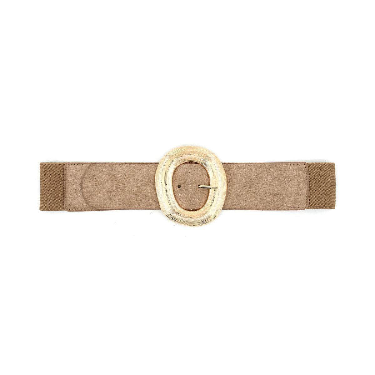 Faux suede belt