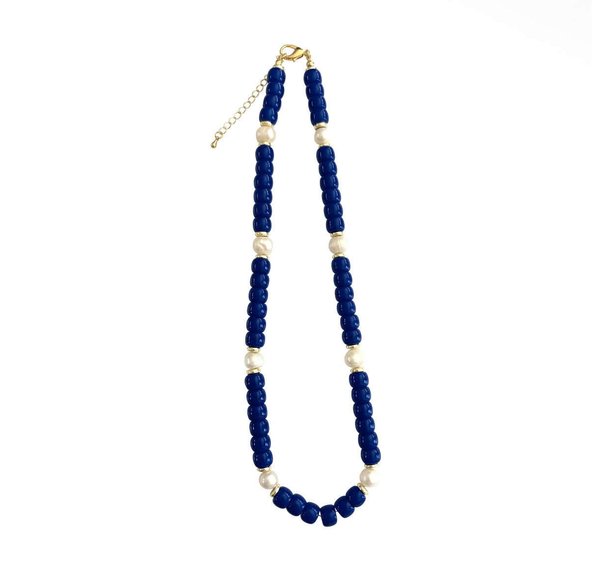 Victory Beaded Pearl Necklace-