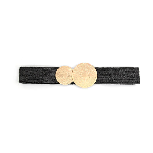 Belt with gold circles