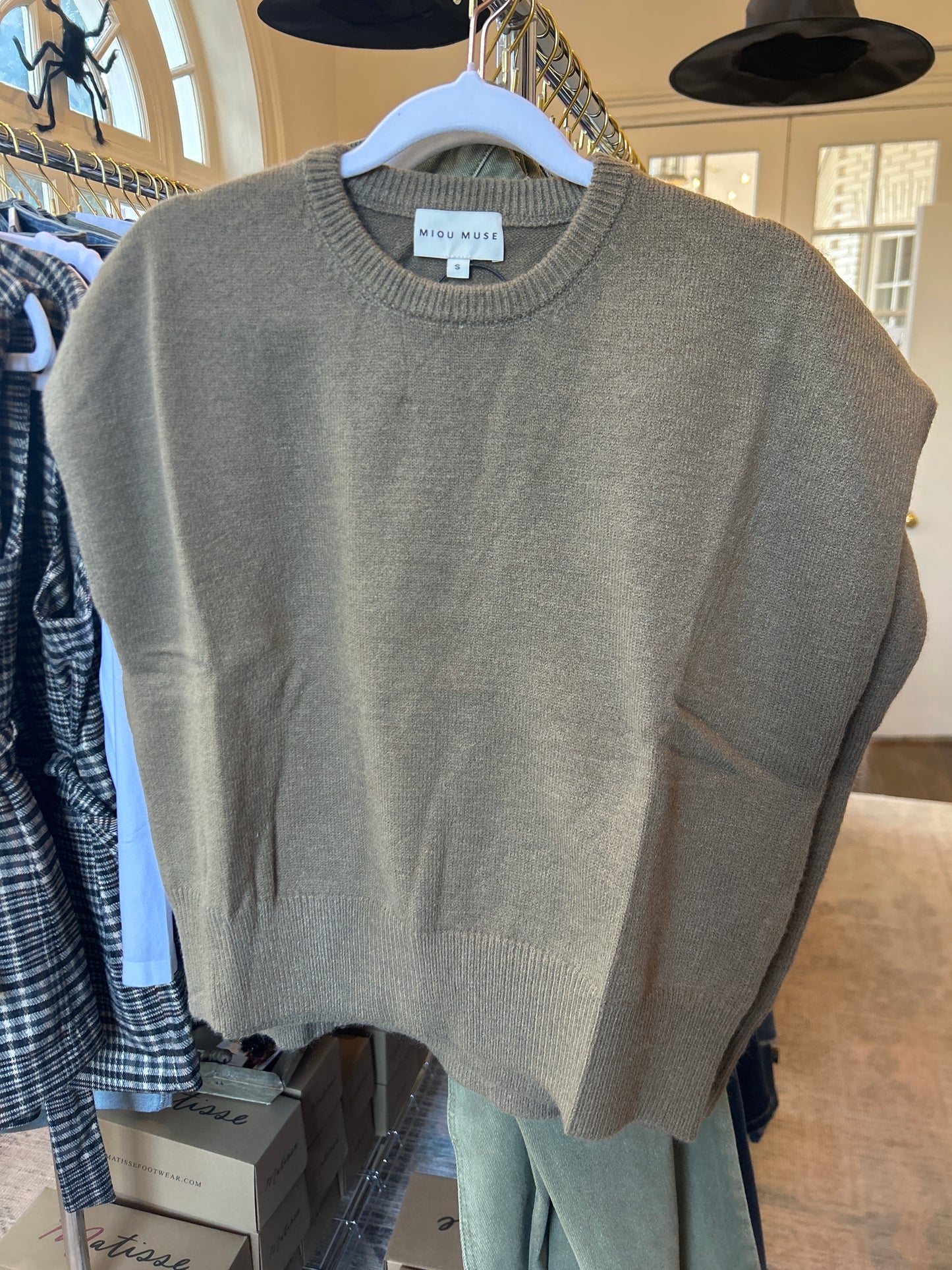 Loose Fit Short Sleeve
Sweater Top (four colors!)