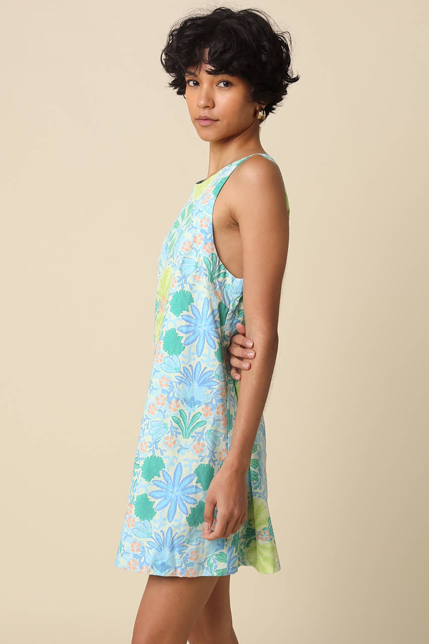 Faith Lim Floral Mini Dress