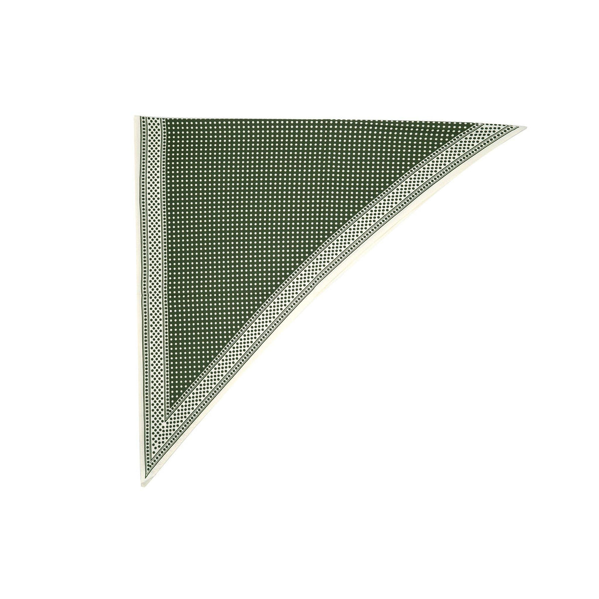 Triangle polkadot scarf