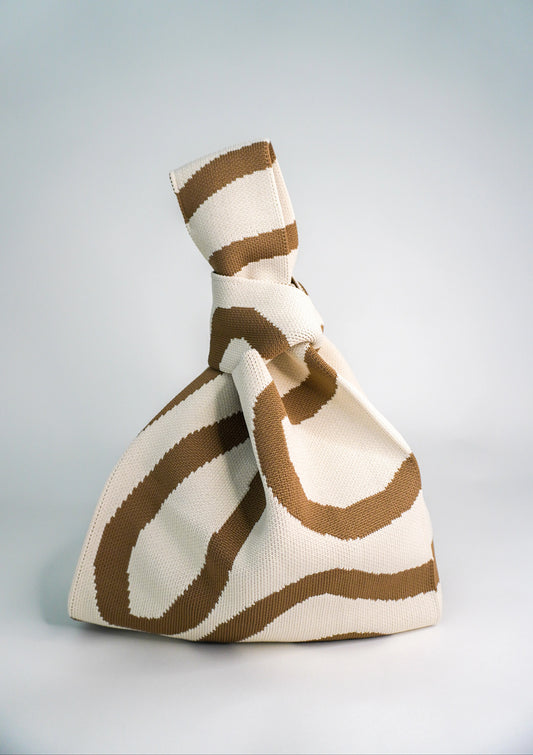 Meander Beige Handbag