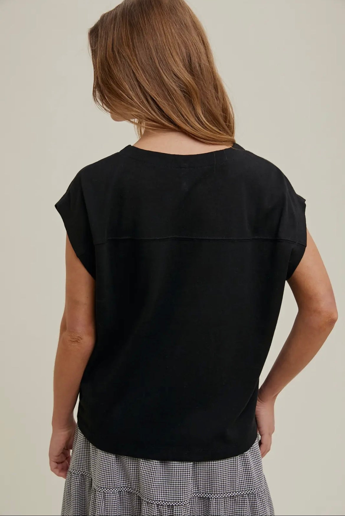 Slub Knit Muscle Tank Top