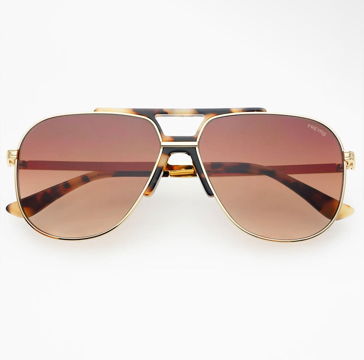 Logan Acetate Aviator
Unisex Sunglasses - Tortoise/Brown