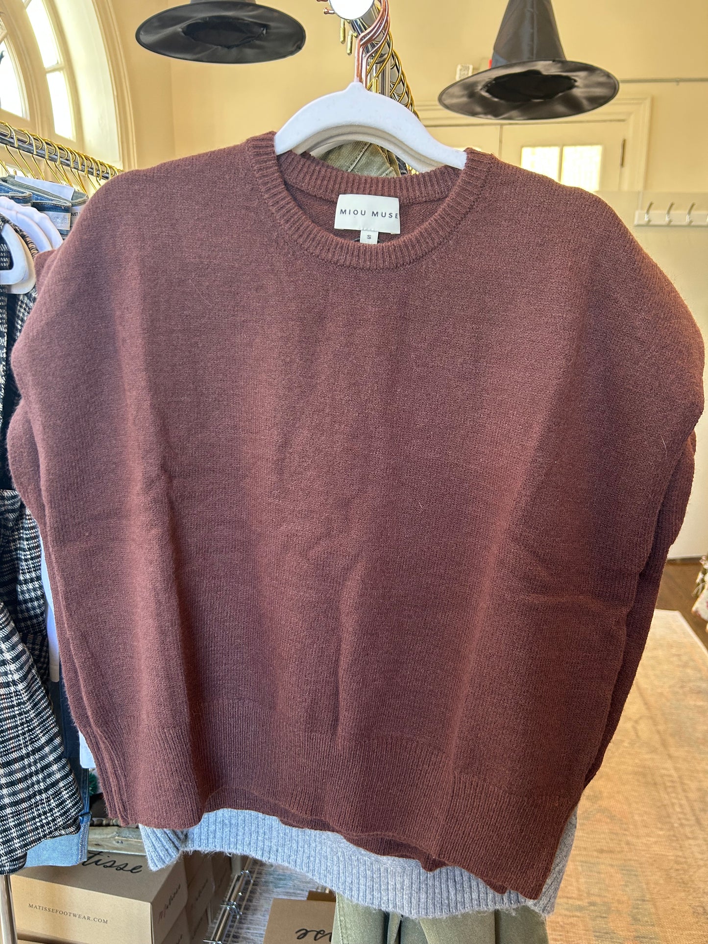 Loose Fit Short Sleeve
Sweater Top (four colors!)