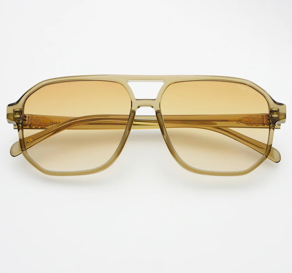 Billie Unisex Aviator Sunglasses ~ Olive