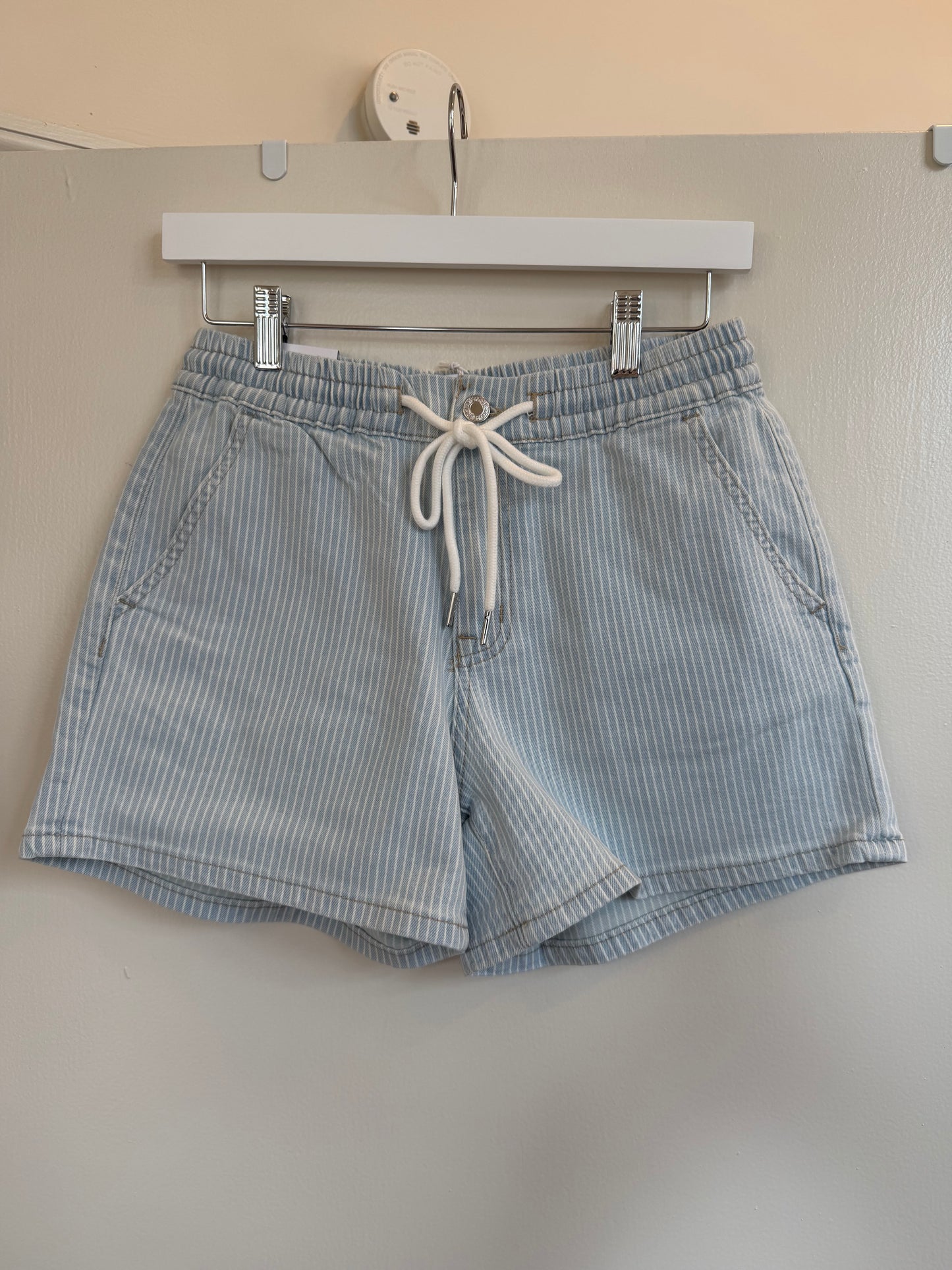 High Rise Striped Shorts